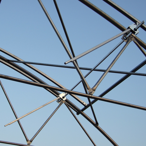 Pinion cage for rack