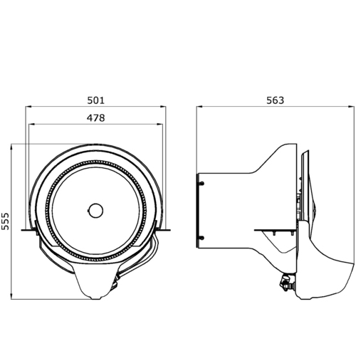 Kompletny nawilżacz dyskowy GEO FLY  powyżej 2,5m