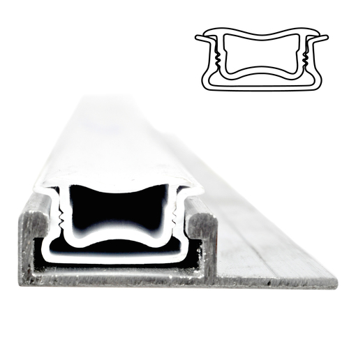 Kształtowniki PCV komplet klin+korytko  IT18-2 do podwójnej folii