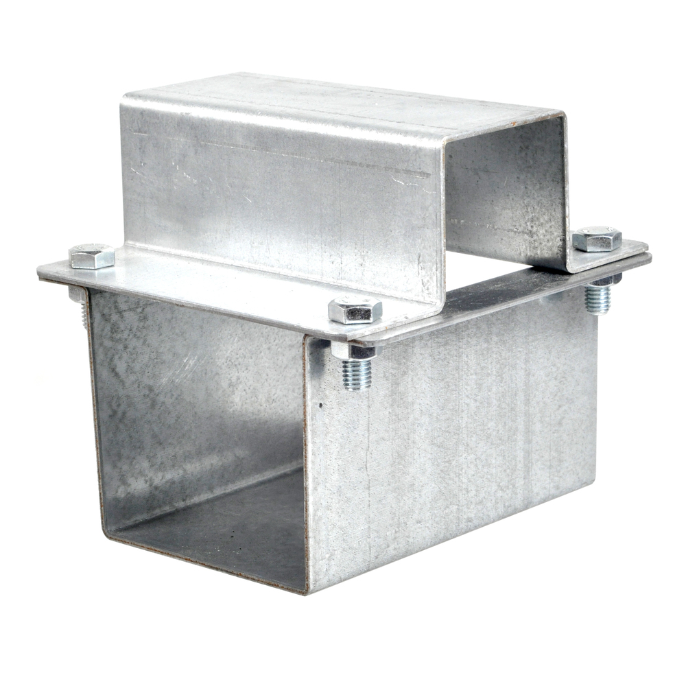 Obejma krzyżowa profil/profil  80x80/50x50 końcowa