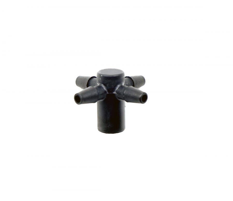 Mikrozłączka do kroplownika czwórnik  fi6