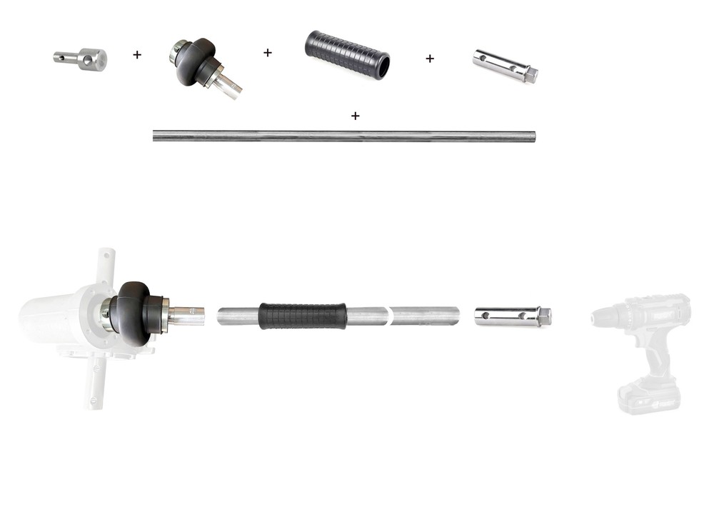 Direct crank for manual gears