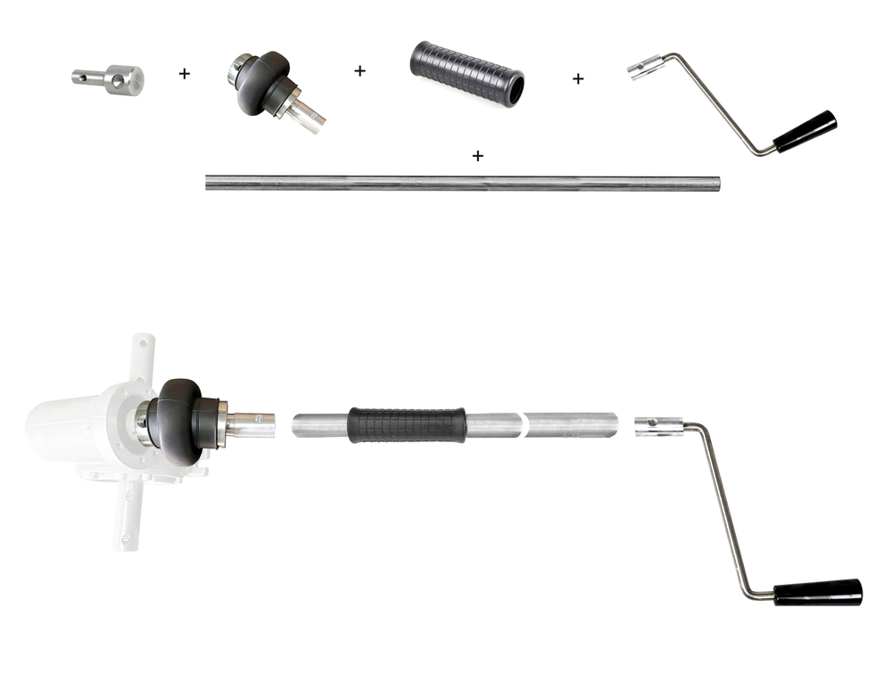 Direct crank for manual gears