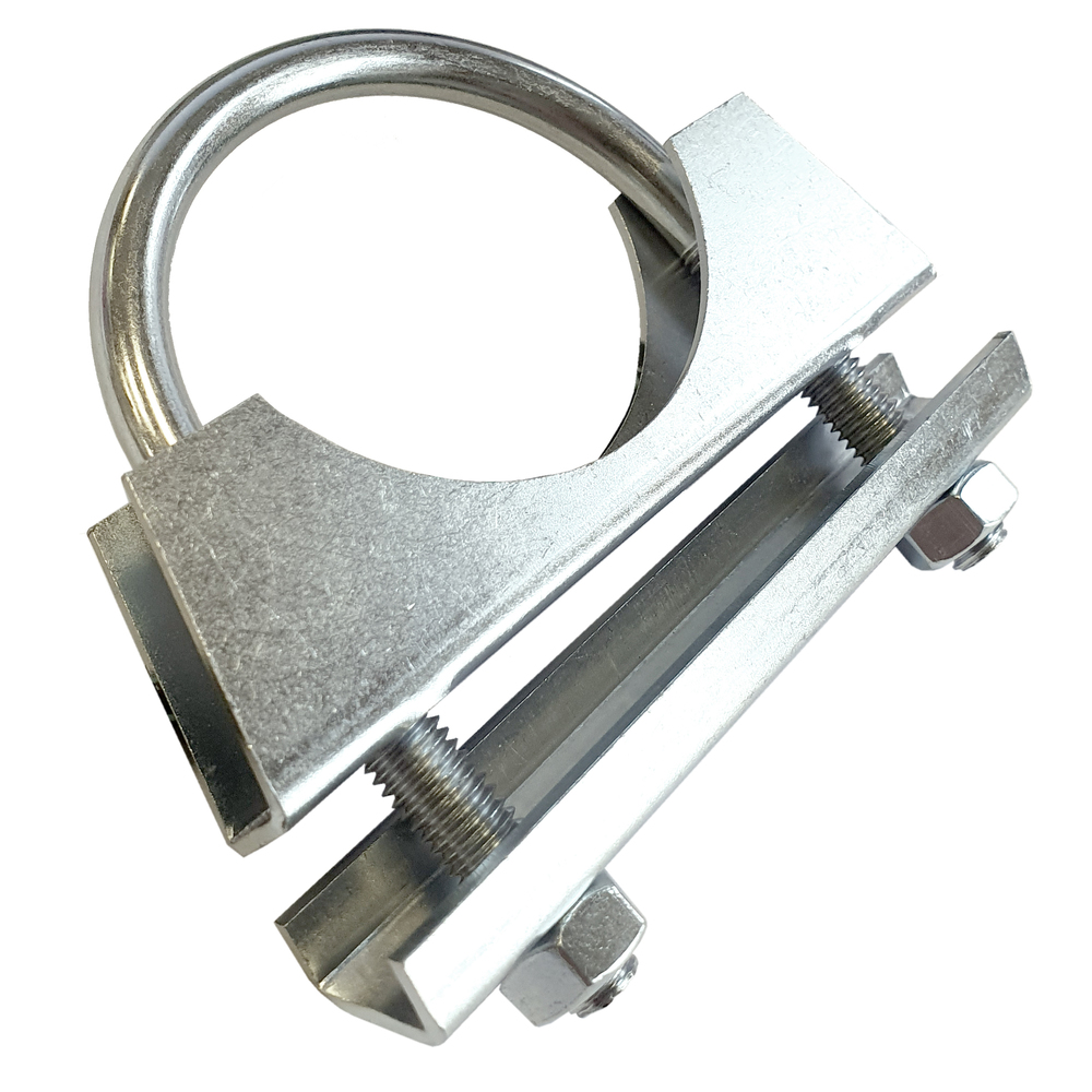 Wire joiner U 2" with 2 plates (60x90mm)