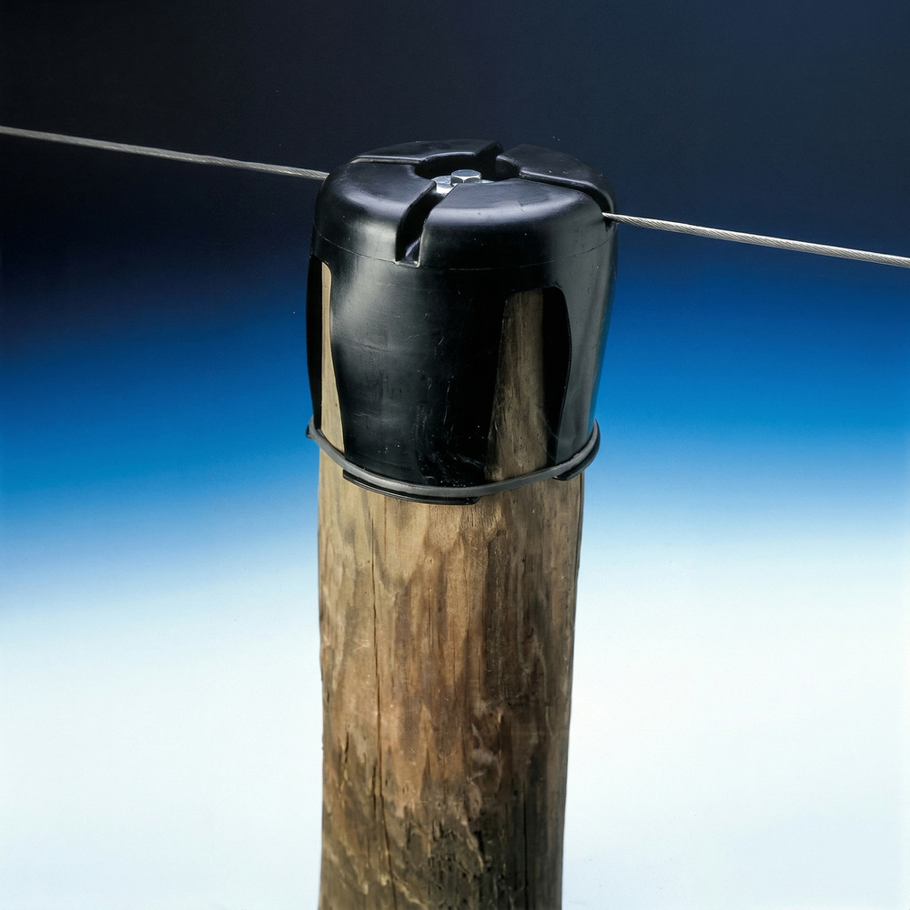 Post cap 4 and 12 cm with cross