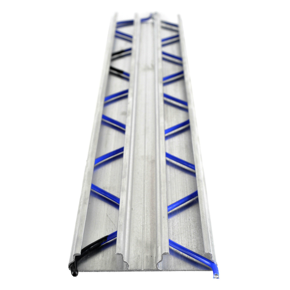 Aluminum clip double complete