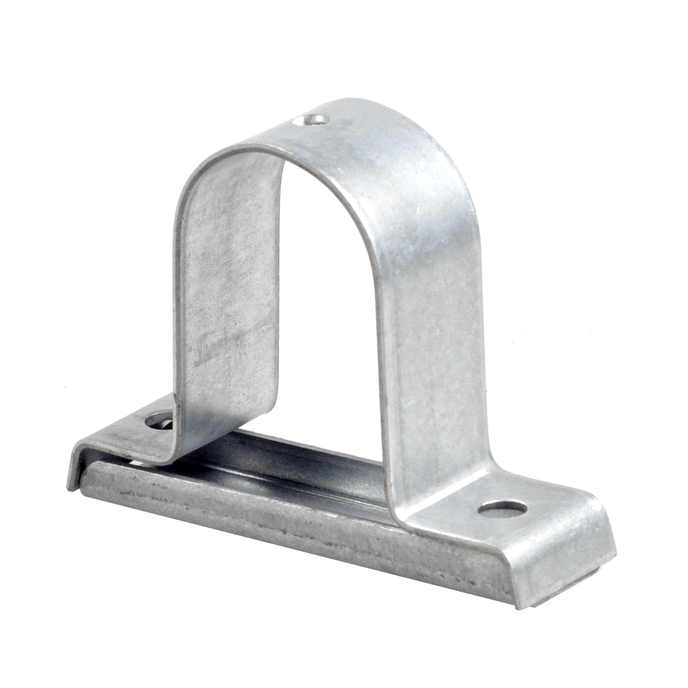 Obejma hakowa na owal  80x40mm z  podkładką dwuotworową