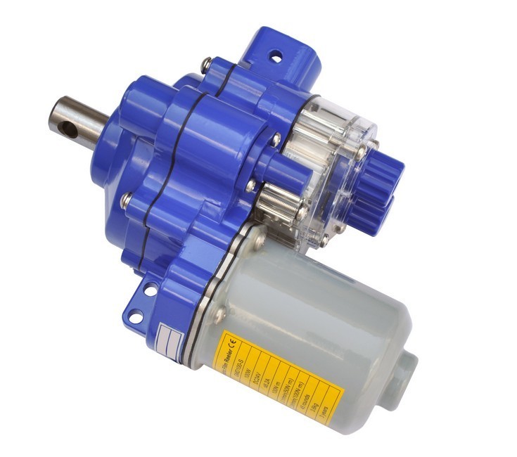 Gear motor 24V 100W roll-up vent with coupling