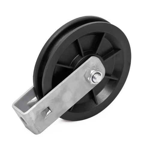 Cable pulley 90, with clamp, bolted