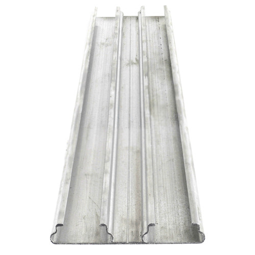 Aluminum double profile for spring clip