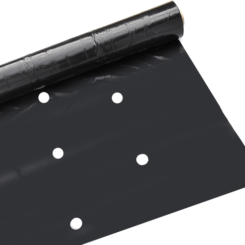 Folia ściółkująca UV4 Geo35 czarna  1,2x1000m z otworami 30x30